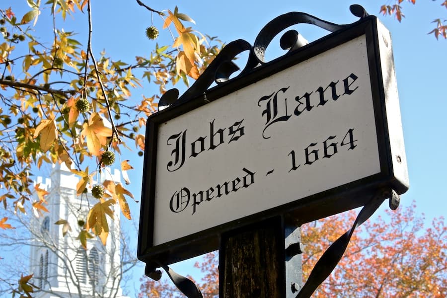 Jobs Lane — Opened 1664